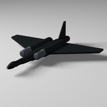 plano la aeronave avión comercial drone jasenluxchambers militar modelo 3d print model - Mito3D