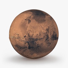 planet mars igor filonenko Modell rot Wissenschaft solar system 3d print model - Mito3D