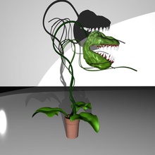 plant carnivore carnivorous closed colour e flora flower flytrap green insects leaf macro model nature olivader3d small trap up venus 3d print model - Mito3D