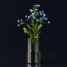 plant alex hoba flower model 3d print model - Mito3D