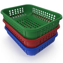 plastic basket box bread buy cart commerce container crate customer ecleposs food mall market model realistic shop store supermarket vray 3d print model - Mito3D