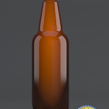 Kunststoff-Flasche Bier 3dsmax - Getränk Flasche Mantel container donguzzini trinken Essen Glas Modell Kunststoff vray Wasser 3d print model - Mito3D