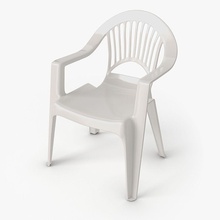 plastic chair architecture cafe camp furnishings furniture garden household indoor max maya mental model nicemodels outdoor picninc pool ray sea seat sun vray 3d print model - Mito3D