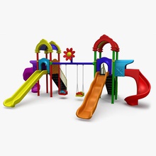 playground 1 3d architecture big child collection elements equipment ground gym kid ladder max model outdoor parking playing set sport steel studiomf swing toy tunnels 3d print model - Mito3D