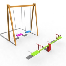 zona de juegos infantil columpio balancín hbb4mrullah modelo el swing 3d print model - Mito3D