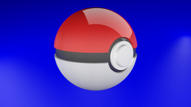 pokeball de pokemon deportes elemento props 3d print model - Mito3D