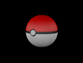 pokemon ball Element Requisiten 3d print model - Mito3D
