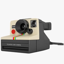 cámara polaroid 01 3dmodel de la diesel v electrónica modelo edad foto photoequipment realista retro tecnología video 3d print model - Mito3D
