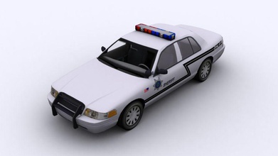 police car 4 911 american cop door freew67 generic highway interior model old patrol sedan sheriff usa vehicle 3d print model - Mito3D