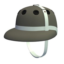 polo helmet v1 apparel printable lowpoly 3d print model - Mito3D