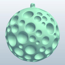 sfera porosi v1 poroso i simboli la geometria stampabile lowpoly della 3d print model - Mito3D