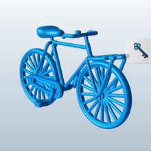 porteur bicycle v1 transportation printable lowpoly 3d print model - Mito3D