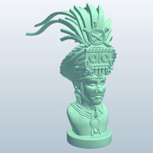 sacerdote v1 statue busti stampabile lowpoly 3d print model - Mito3D