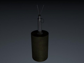 prom-1 anti personnel mine explosive weapons 3d print model - Mito3D
