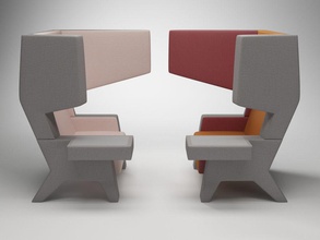 prooff earchair poltrona bey la sedia fromax arredamento mobili jurgen modello prova 3d print model - Mito3D