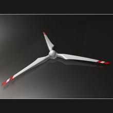 hélice highres 3 4d de l'air des avions en avion alan la lame c4d l'électricité energie l'énergie le générateur pièces puissance l'hélice vis smithee turbine vestas vent moulin à aérogénérateur 3d print model - Mito3D