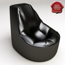 puff v2 3d 3d-molier Sessel Stuhl couch design Fuß Einrichtung Möbel Haus Innenraum Italienisch Leder Wohnzimmer max Modell pouff puffs Raum Sitz Polster vray 3d print model - Mito3D