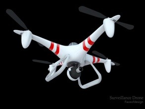 quadcopter drone uçak kamera helikopter faceofdesign askeri mini model multicopter quadro dört rotorlu keşif araştırma rotocraft casus gözetleme insansız araç video 3d print model - Mito3D