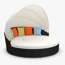 búsqueda sofá cama - muebles de jardín ratán sintético 3dcorner canopy el sofá-cama exterior la fibra mobiliario silla alquiler tumbonas modelo al aire libre patio quest a siesta sintéticos technorattan mimbre 3d print model - Mito3D