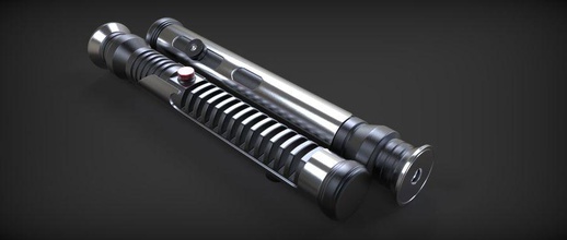 quigon jinn lightsaber bıçak kesme egzotik fi jedi cinler lazer lasersword ustalar melee model modern plazma sci sith alanı springbok za yıldız kılıç savaş silah 3d print model - Mito3D
