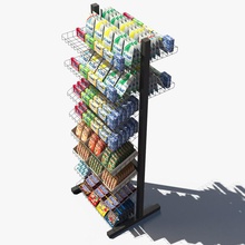 rack 3d bar box cabinet candy chocolate coffee confectionery food furnishings furniture gum model purchase ray sale shelving shop skotch2000 sweet v 3d print model - Mito3D