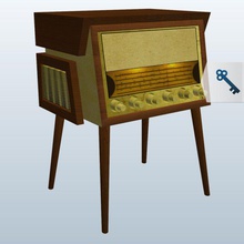 radiogram móveis v2 eletrônica printable lowpoly 3d print model - Mito3D