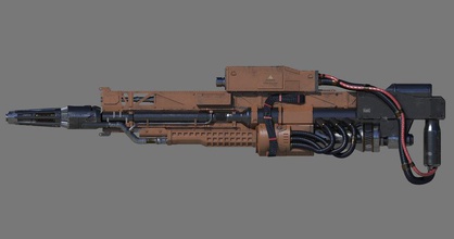 railgun armure armée de terre balle l'énergie arme à feu lourd l'infanterie laser marine mech militaires modèle pistolet le fusil robot robotisé coup soldat submachine la troupe tourelle véhicule guerre l'arme 3d print model - Mito3D
