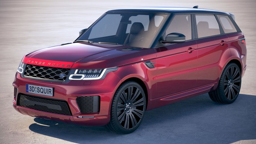 range rover sport 2018 2017 2020 2021 allroad allterrain de britanniques voiture crossover l'angleterre lourd luxe modèle gamme rangerover sav squir suv au royaume-uni véhicule 3D print model - Mito3D