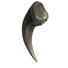 raptor claw fossil v2 artifacts printable lowpoly 3d print model - Mito3D