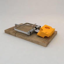 rat trap ambush amphibian animal death device house industrial kill killer machine met out model mouse mousetrap pitfall pitted rattrap rodent ruse snapper 3d print model - Mito3D