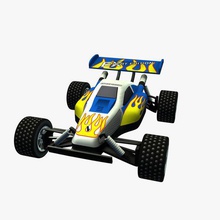 rc car sg v2 toys printable lowpoly 3d print model - Mito3D
