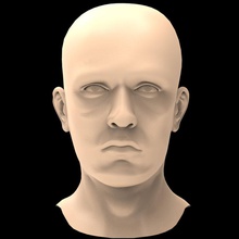 realista cabeça do macho 3d pétalas americana anatomia o corpo menino personagem orelha olho rosto fbx os caras a humanos lábio sexo masculino homem maya modelo obj pessoas pessoa uvd 3d print model - Mito3D