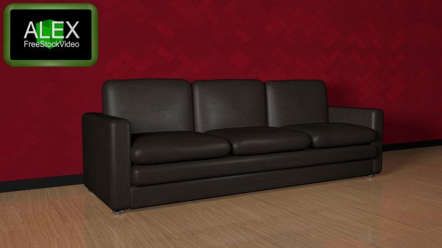 realistic sofa furniture 3D print model - Mito3D