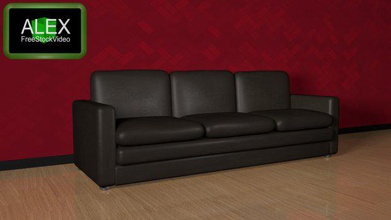 realista sofá muebles 3d print model - Mito3D
