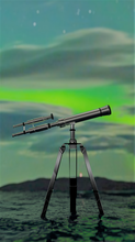 realistische Teleskop sci-fi Himmel grün - Zubehör 3d print model - Mito3D