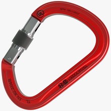 red carabiner 3d accessory activity bandolier bear black cave climb component d link model mountain newlc petzl rescue ring rope sail shackle sport 3d print model - Mito3D
