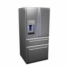 refrigerador de baja poligonización alta calidad 3d aparato arquirender3d frío coler comercial los utensilios cocina diseño frezzer nevera el mobiliario hielo máquina industrial inferior lowpoly modelo poli almacenamiento ur4 agua 3d print model - Mito3D