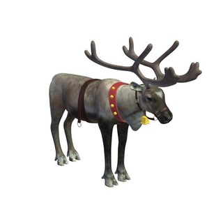 reindeer v1 animals printable lowpoly 3d print model - Mito3D
