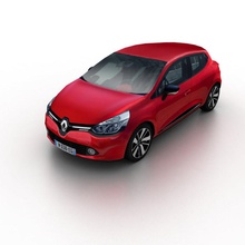 renault clio 2013 2012 2014 5 car city door euro family france french hatch hatchback lower model poly ready real red sedan short small taurus x time vehicle 3d print model - Mito3D
