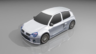 renault clio sport auto barteks2 car center classic driver engine game hatch hot industrial lower machine model poly rally reanult tuner tuning v6 vehicle 3d print model - Mito3D