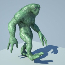 reptile alien maya rig animal cgvillagekonjo character humanoid lizards model monster reptiles 3d print model - Mito3D