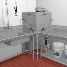 restaurante máquina de lavar louça comerciais prato beber equipamento alimentos artigos vidro hospitalidade industrial a modelo phantomliving lavagem 3d print model - Mito3D