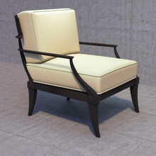restoration hardware klismos lounge chair classic furnishings furniture luxe model 3d print model - Mito3D