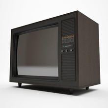 retro-tv 3ds Der 80er Jahre Elektron elektronische - Elektronik karamba du max Modell alt retro Bildschirm Fernsehen tv tvset video jahrgang vray 3d print model - Mito3D