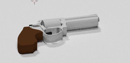 revolver armes 3d print model - Mito3D