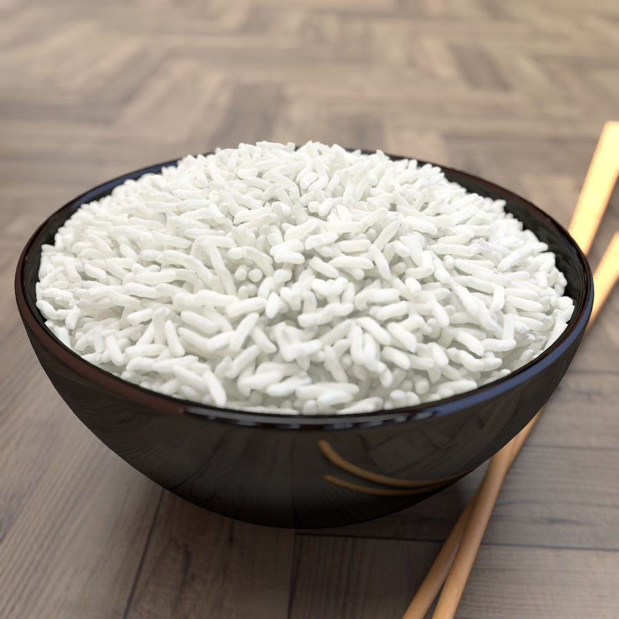 rice bowl chinese food grain kyoshiromibu1 meal riz seaweed 3D print model - Mito3D
