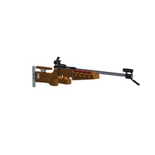 Gewehr v1 im biathlon Waffen Rüstung bedruckbar ist lowpoly Waffen, 3d print model - Mito3D