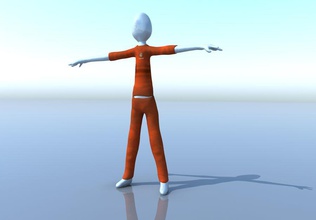rigged stick figure 3dcharacter cartoon character guys human male man model rig stickfigure swpp toy urban 3d print model - Mito3D