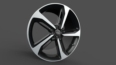 rim - audi rs7 sportback car geca99 industrial model parts rs rs7sportback sport tire vehicle wheel 3d print model - Mito3D
