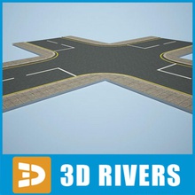 roads 3drivers 3dr002 3ds architecture asphalt car city cityscape cross crossroad elements freeway old path pavement road routes scene shaped street t town transport urban way 3d print model - Mito3D